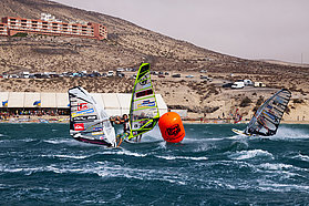 Choppy conditions for the racers