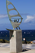The Moreno Dunkerbeck windsurf statue