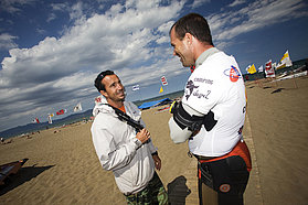 Micah Buzianis and Juan Aragon race director