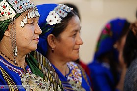 Turkmenistan traditional costumes