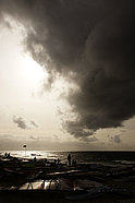 Storm clouds over Sylt