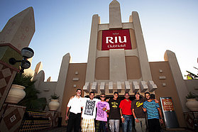 The boys at the RIU Hotel