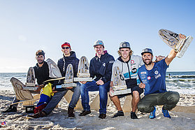 Fanatic team celebrate