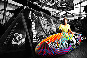 Van Broekhoven in the tent