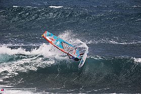 Moritz Mauch on fire in Tenerife