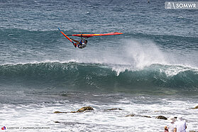 Liam Dunkerbeck close to the rocks