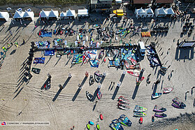 Rigging area from above