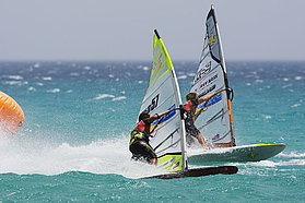 Van Der Steen and Williams at the mark