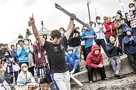 Enrico tastes victory