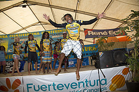 Leap of joy for Tonky