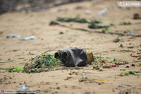 Beach trash