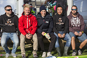 The Danish crew