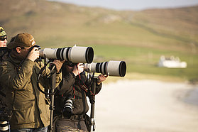 The press core gather