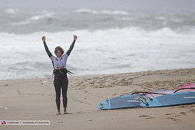 Sarah claims the victory