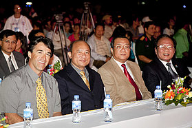 Jimmy Diaz with Vietnam ministers