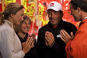 Praying for wind at the Ulsan temple