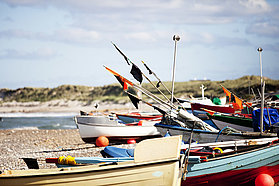 Local fishing boats