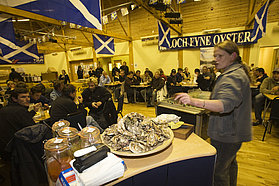 Oyster tasting at the An Talla