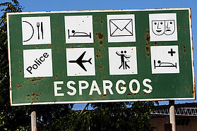 Espargos sign