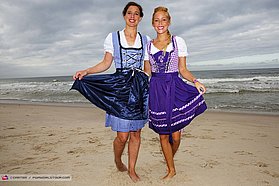 Steffi and Chantale ready for Oktoberfest