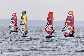 Race and Freestyle foilers cruising