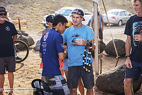 Robby Naish hands out the prizes