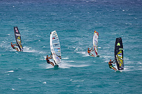 Windy slalom here in Fuerteventura