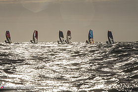 Slalom silhouetttes