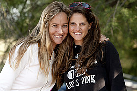 Cagla and Burce chill out