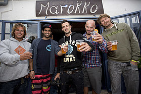 Evening out at the Marokko Bar