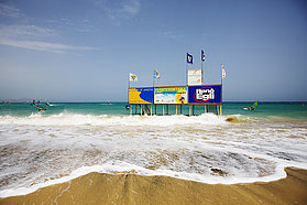 High tide at the tower