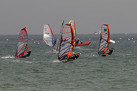 Slalom action at Jinha