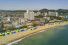 Albeau Drone shot of JInha beach