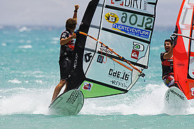 Slabe and Aeberli celebrate