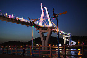 The bridge at night