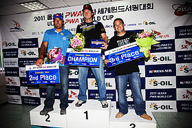 Men's slalom winners Korea 2011