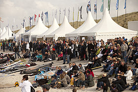 Weekend crowds gather in Sylt