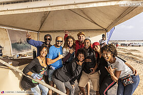 Local crew celebrate