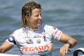 Karin Jaggi takes second