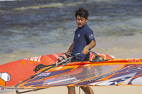 Takuma Sugi heads out