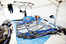 Ross Williams rigs up