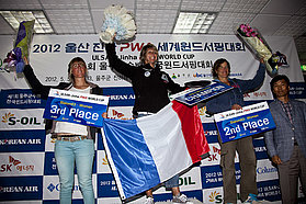 Women's top three Korea 2012
