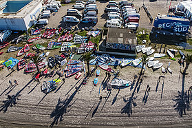 Aerial view of rigging area by Videocief