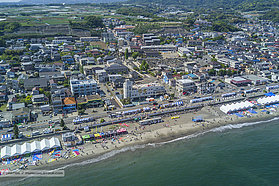 Event site from the air