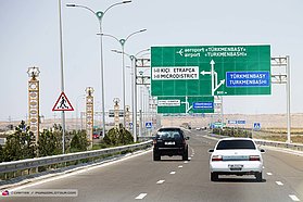 The road to Turkmenbashi