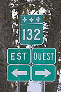 Rt road sign vert
