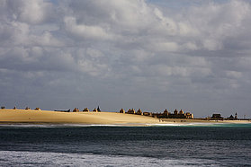 Cape verde sand dunes