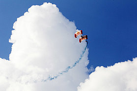 Red Bull skydivers