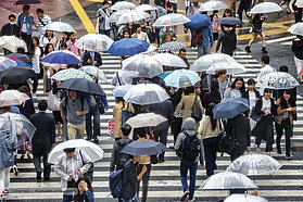 Shibuya rainy days