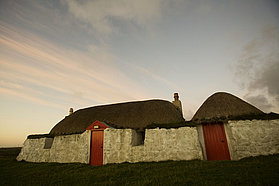 Traditional Tiree crofting cottage